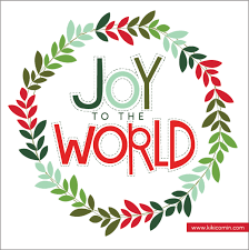 Joy to the world…