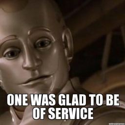 Glad to be of service…